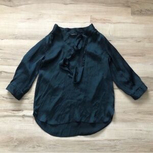 MASSIVE $10 SALE Dark Green Dorothy Perkins Tie Up Blouse